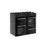 Belling Farmhouse 100cm Dual Fuel Range Cooker - Black