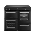 444411832 Belling Farmhouse 100cm Electric Induction Range Cooker - Black