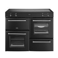 Belling Farmhouse 110cm Electric Induction Range Cooker - Black Belling Farmhouse 110cm Electric Induction Range Cooker - Black