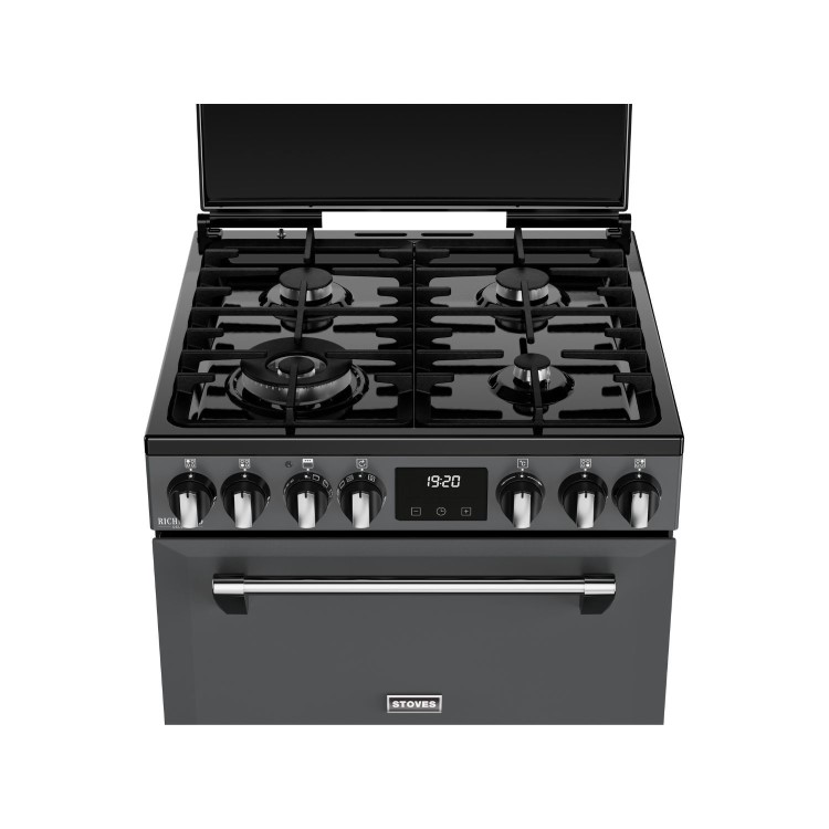 Refurbished Stoves Richmond DX 60cm Dual Fuel Cooker Anthracite