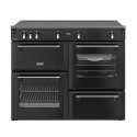 444411865 Stoves Richmond 110cm Electric Induction Range Cooker - Black
