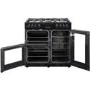 Belling Cookcentre 90cm Dual Fuel Range Cooker - Black