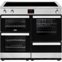 Refurbished Belling Cookcentre 100Ei 100cm Electric Induction Range Cooker Stainless Steel Refurbished Belling Cookcentre 100Ei 100cm Electric Induction Range Cooker Stainless Steel
