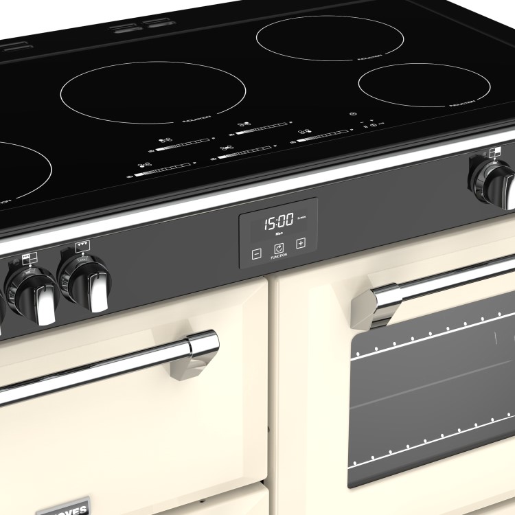 Stoves Richmond S1100Ei 110cm Electric Induction Range Cooker - Cream