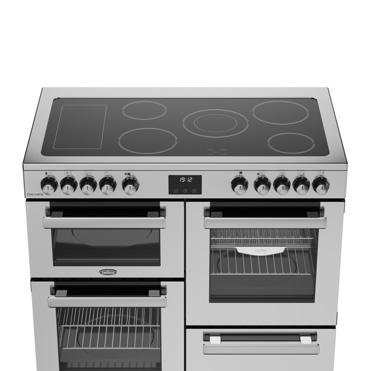 Belling Cookcentre 100cm Electric Range Cooker - Stainless Steel
