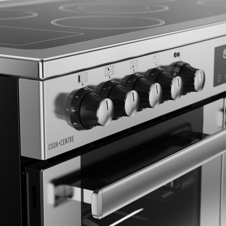Belling Cookcentre 100cm Electric Range Cooker - Stainless Steel