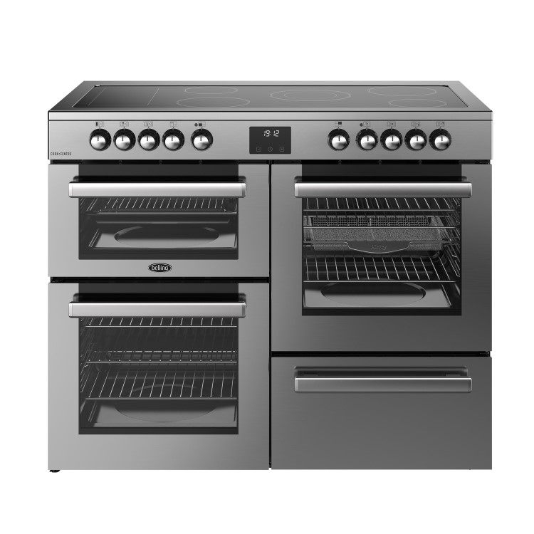 Belling Cookcentre 110cm Electric Range Cooker - Stainless Steel
