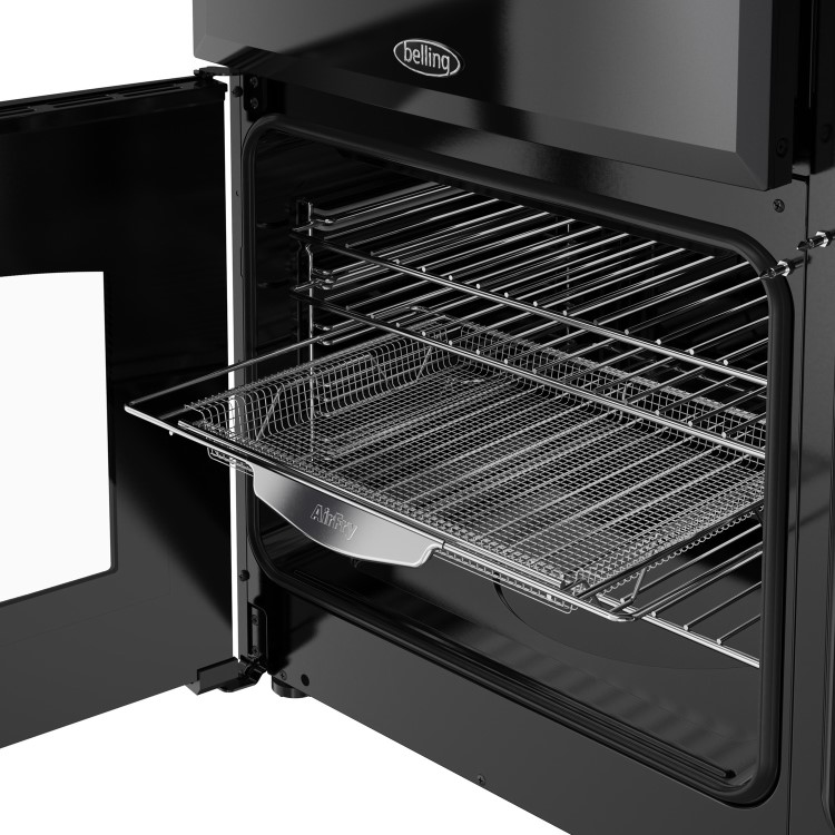 Belling Farmhouse 90cm Electric Range Cooker - Black