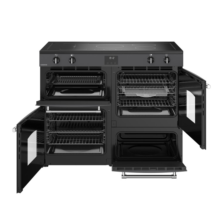 Belling Farmhouse 110cm Electric Induction Range Cooker - Grey