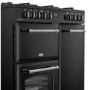Refurbished Belling Farmhouse 90DF 90cm Dual Fuel Range Cooker Black