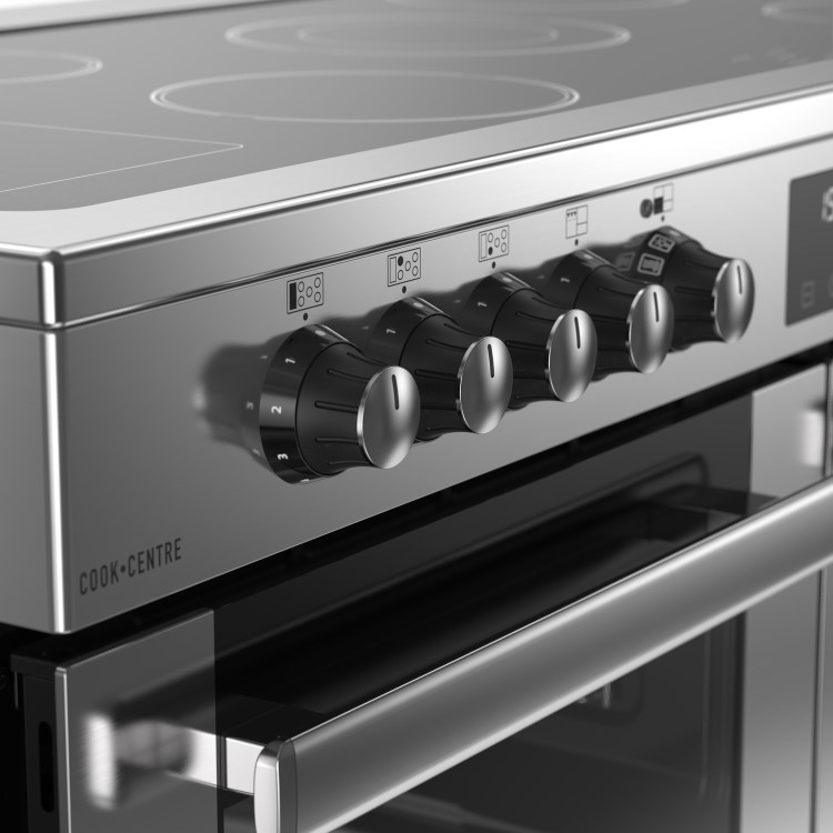 Refurbished Belling Cookcentre 110cm Electric Ceramic Range Cooker - Stainless