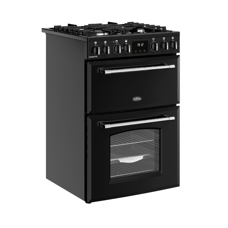 Refurbished Belling Farmhouse 444411813 60cm Dual Fuel Range Cooker
