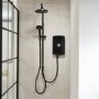 GRADE A1 - Triton Amore DuElec 9.5kW Black Electric Shower
