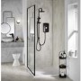 GRADE A1 - Triton Amore DuElec 9.5kW Black Electric Shower