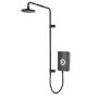 GRADE A1 - Triton 9.5kW Aspirante UNIQ&reg; Electric Shower - Matt Black