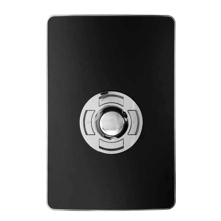 GRADE A1 - Triton 9.5kW Aspirante UNIQ&reg; Electric Shower - Matt Black