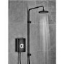 GRADE A1 - Triton 9.5kW Aspirante UNIQ&reg; Electric Shower - Matt Black