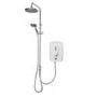 GRADE A1 - Triton Danzi Duelec 10.5kW Gloss White Electric Shower
