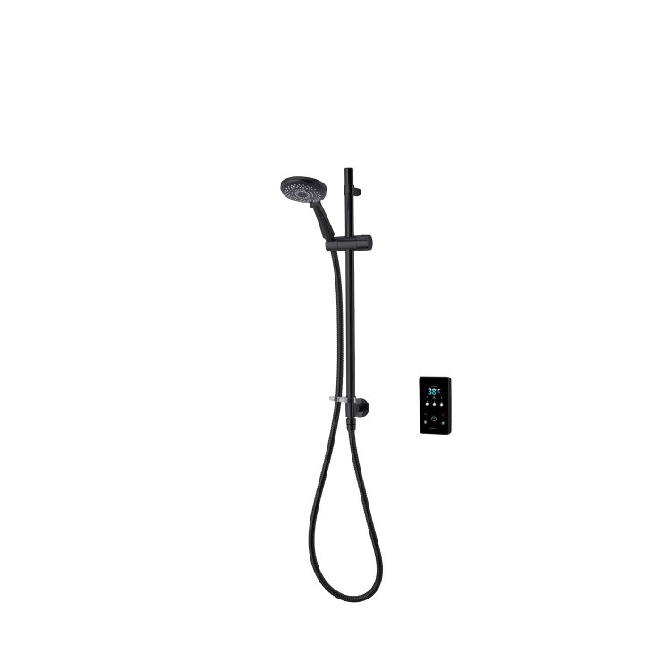 GRADE A1 - Triton ENVi 9.0KW Ceiling Fed Kit Digital Electric Shower - Black