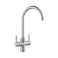 Rangemaster GEO Intense Round Brushed Chrome 4 in 1 Instant Boiling Water Kitchen Tap Rangemaster GEO Intense Round Brushed Chrome 4 in 1 Instant Boiling Water Kitchen Tap