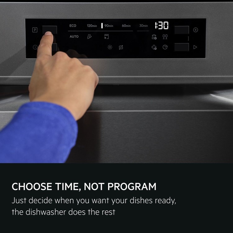 AEG 5000 AirDry Freestanding Dishwasher - Stainless Steel