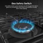 Hisense 60cm 4 Burner Gas on Glass Hob - Black