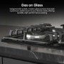Hisense 60cm 4 Burner Gas on Glass Hob - Black