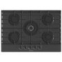 Hisense 75cm Gas on Glass 5 Burner Gas Hob - Black