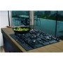 Hisense 75cm Gas on Glass 5 Burner Gas Hob - Black