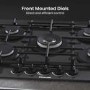 Hisense 75cm Gas on Glass 5 Burner Gas Hob - Black