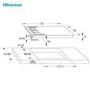 Hisense 75cm Gas on Glass 5 Burner Gas Hob - Black