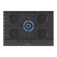 Hisense 75cm Gas on Glass 5 Burner Gas Hob - Black Hisense 75cm Gas on Glass 5 Burner Gas Hob - Black