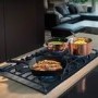 Hisense 75cm Gas on Glass 5 Burner Gas Hob - Black