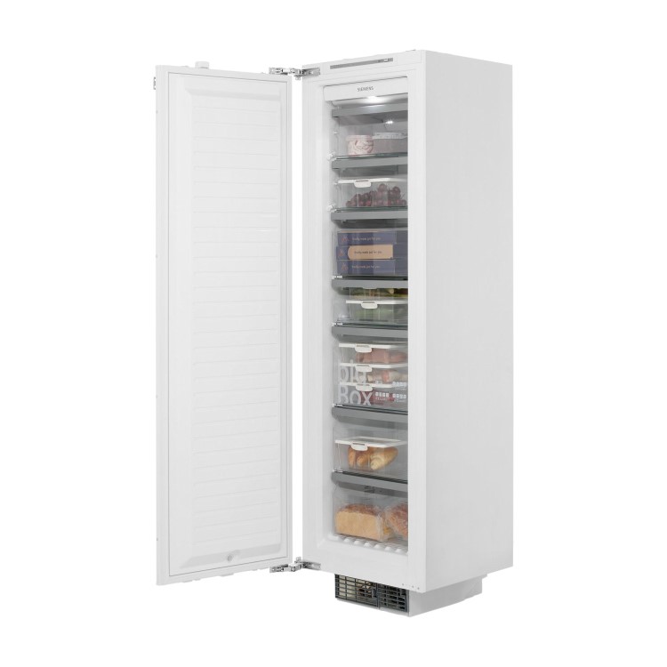 Siemens GI38NA55GB 56cm Wide Frost Free Integrated Upright In-Column Freezer - White