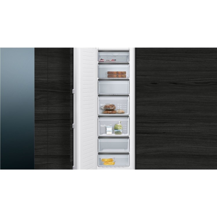 Refurbished Siemens GI81NHCE0G Integrated 212 Litre In-column Frost Free Freezer White