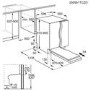 AEG Series 8000 AirDry Integrated Dishwasher - A-rated Black Control Panel