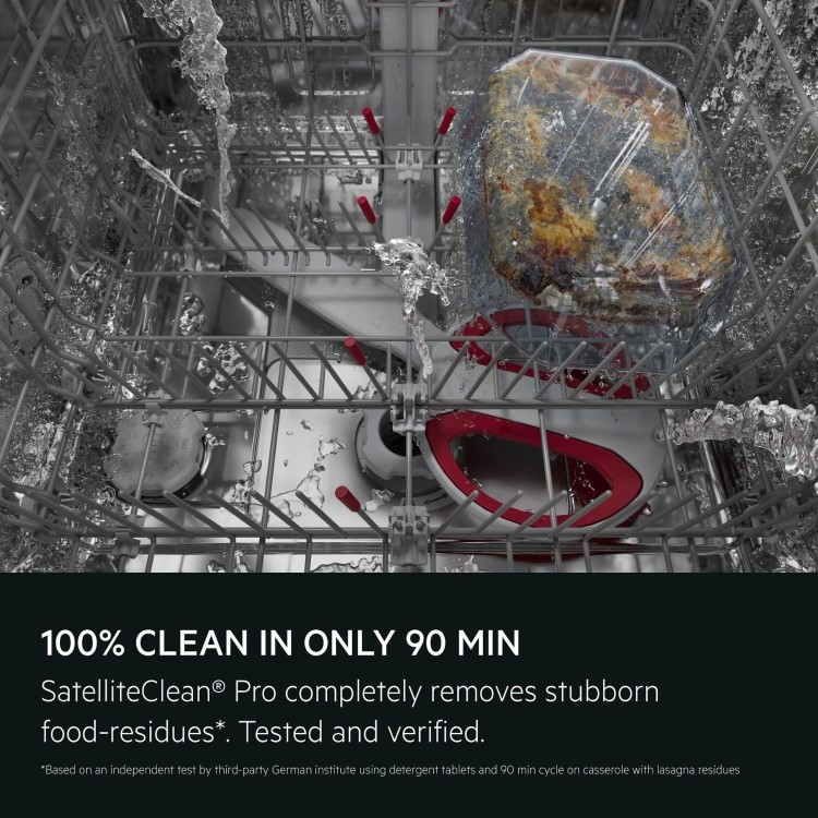 AEG Series 8000 AirDry Integrated Dishwasher - A-rated Black Control Panel