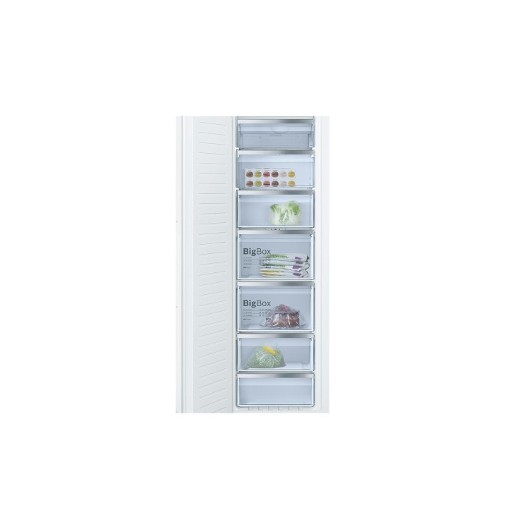Bosch Serie 6 GIN81AE30G 211 Litre Integrated In Column Freezer 178cm Tall Frost Free 56cm Wide - White