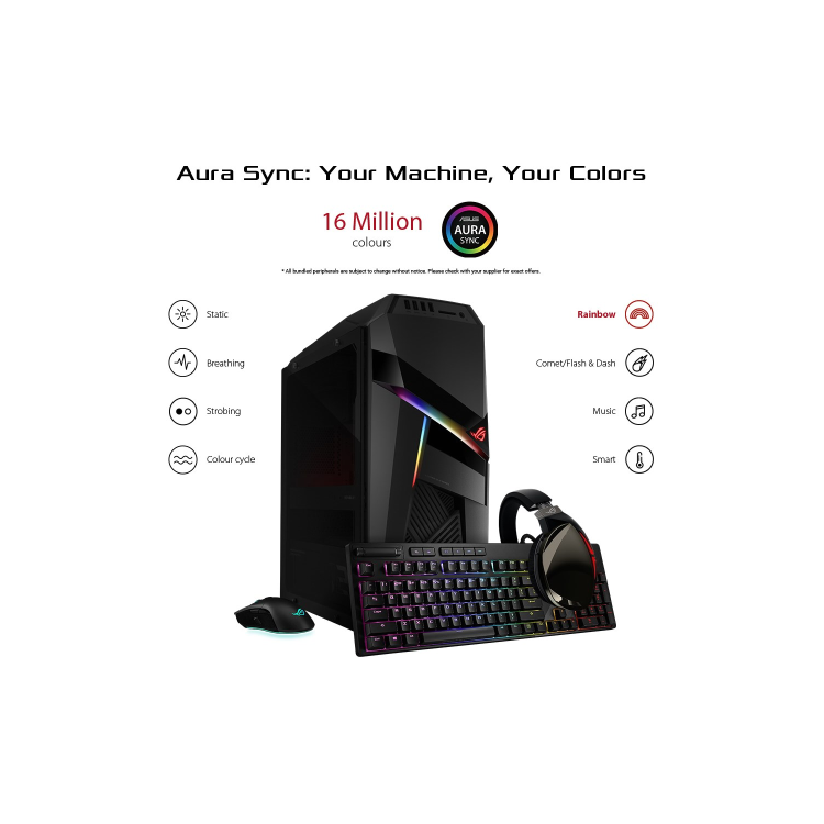 Asus ROG Strix GL12 Core i5-8400 16GB 1TB + 256GB SSD GeForce GTX 1060 6GB Windows 10 Gaming PC