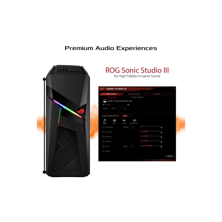 Asus ROG Strix GL12 Core i7-8700 16GB 2TB + 256GB SSD GeForce GTX 1070 8GB Windows 10 Gaming PC