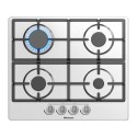 GM643XHC Hisense 60cm 4 Burner Gas Hob - Stainless Steel