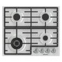 Refurbished Hisense GM663XB 60cm 4 Burner Gas Hob Stainless Steel