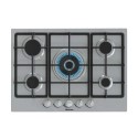 GM773XF Hisense 71cm 5 Burner Gas Hob - Stainless Steel