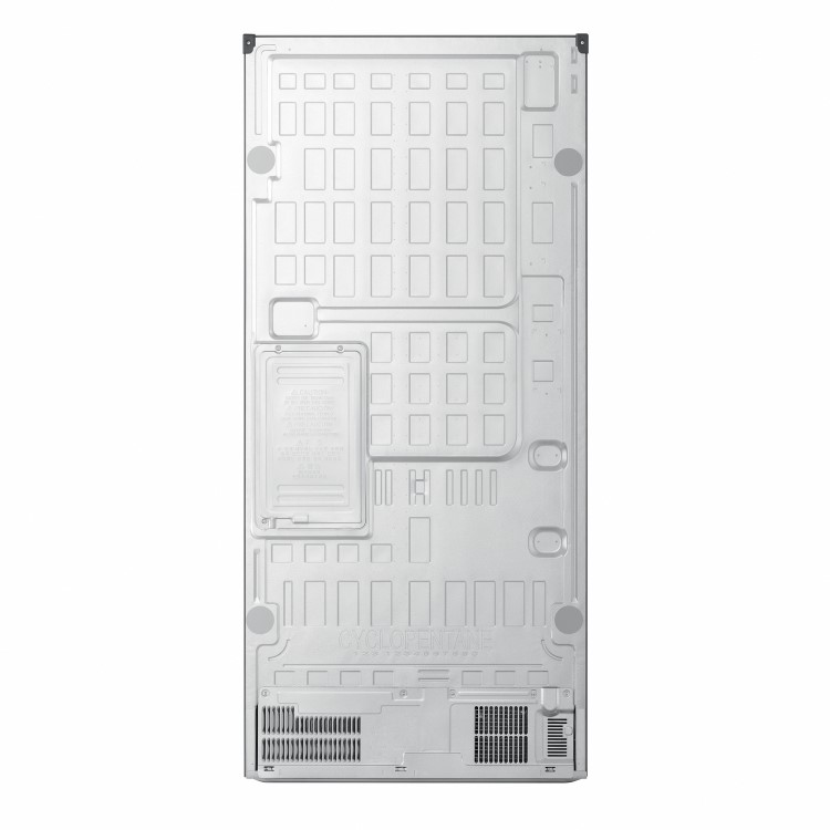 LG Fit & Max 580 Litre Four Door American Fridge Freezer - Prime Silver