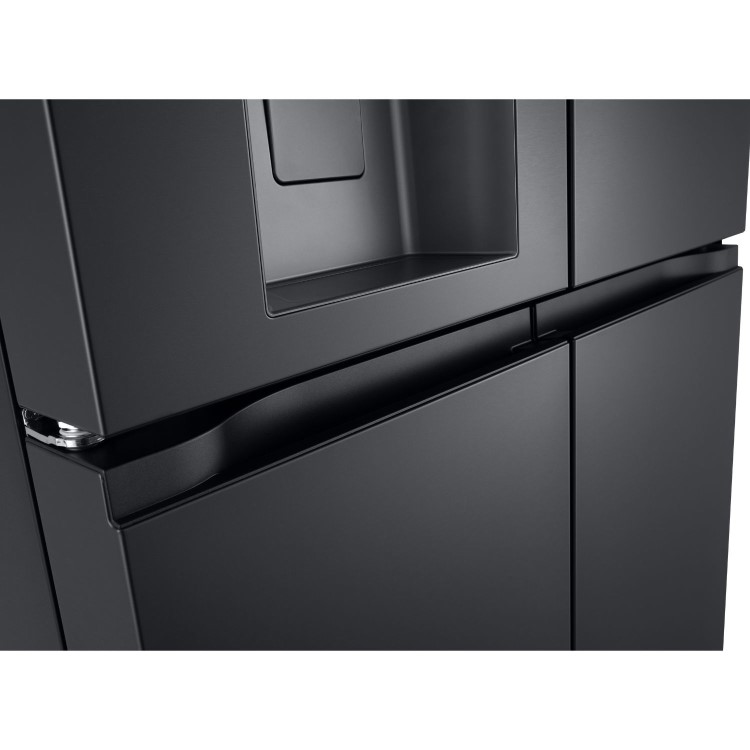 LG NatureFRESH 637 Litre Four Door American Fridge Freezer - Black