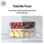 LG NatureFRESH 637 Litre Four Door American Fridge Freezer - Black