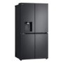 LG NatureFRESH 637 Litre Four Door American Fridge Freezer - Black