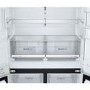 LG NatureFRESH 637 Litre Four Door American Fridge Freezer - Black