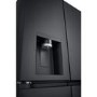 LG NatureFRESH 637 Litre Four Door American Fridge Freezer - Black