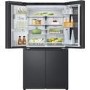 LG InstaView 638 Litre Four Door American Fridge Freezer - Matte Black